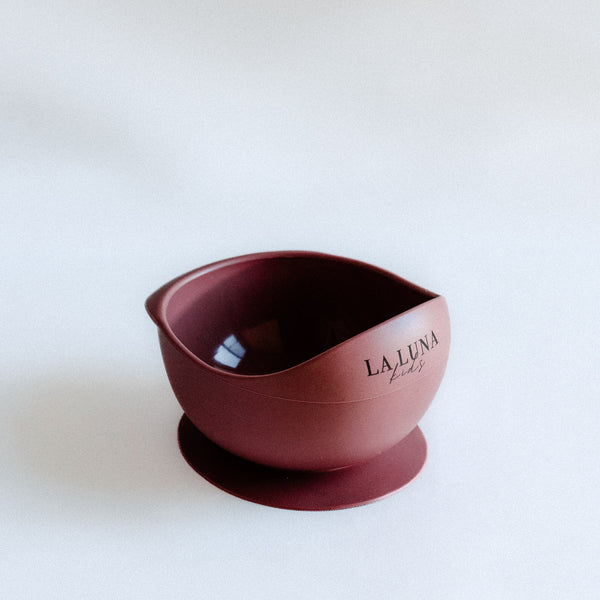 Silicone Suction Bowl Dusty Rose - La Luna Kids