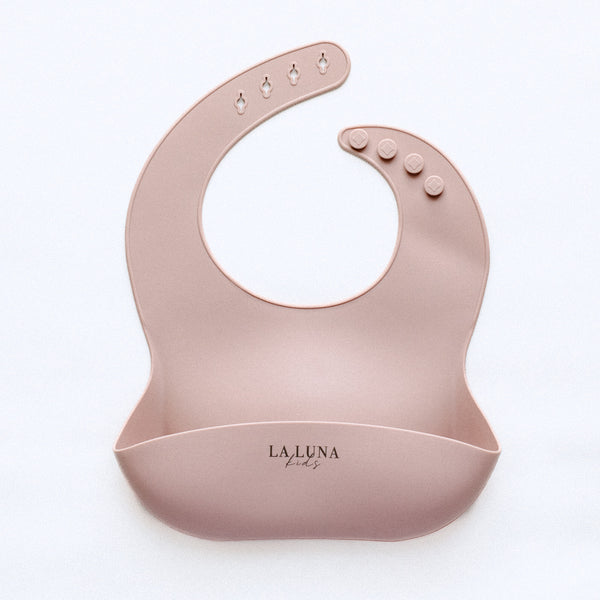 Silicone Bib Lilac - La Luna Kids